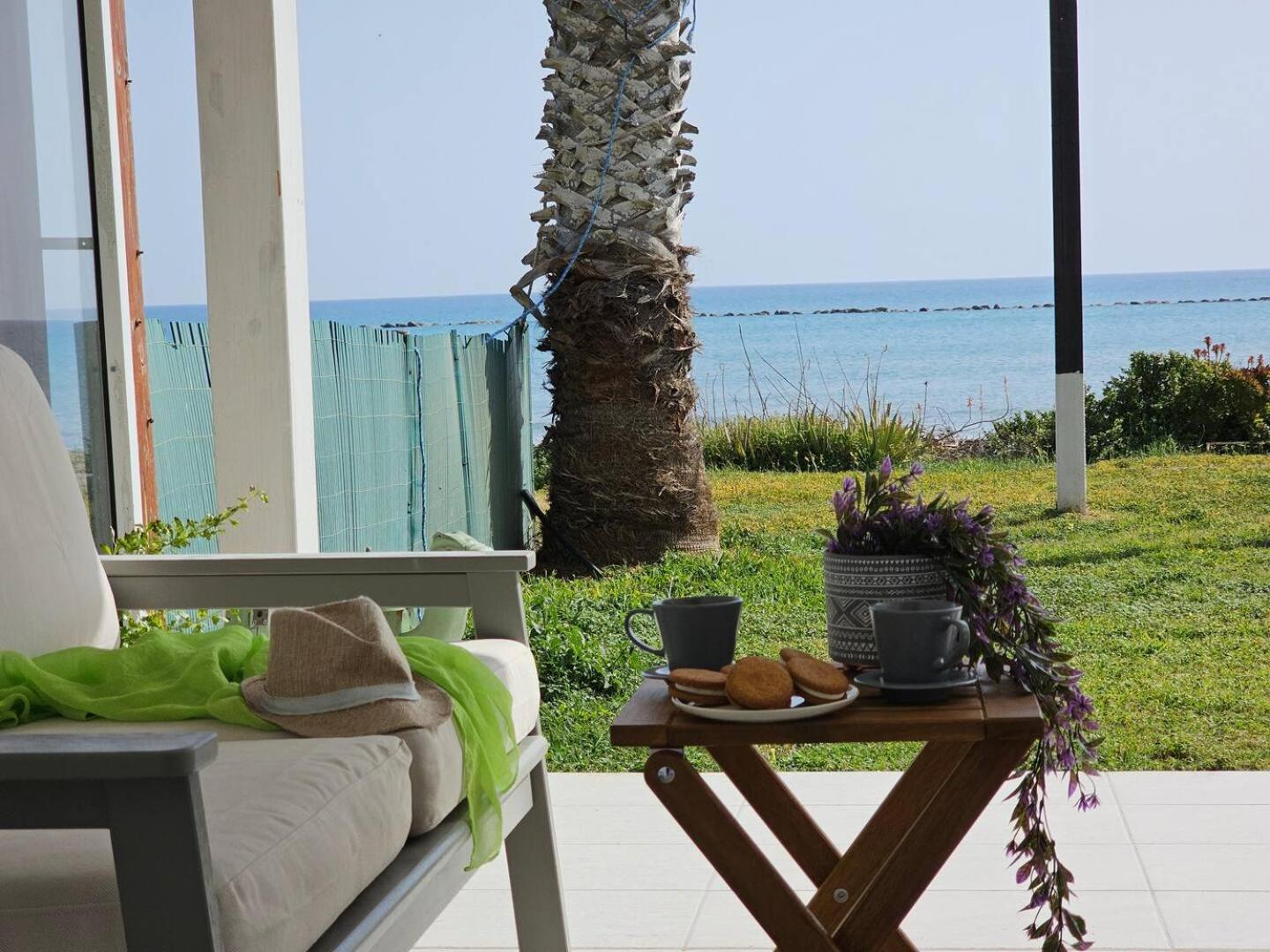 Ammos Beachfront Villa Paradise Lárnaca Exterior foto